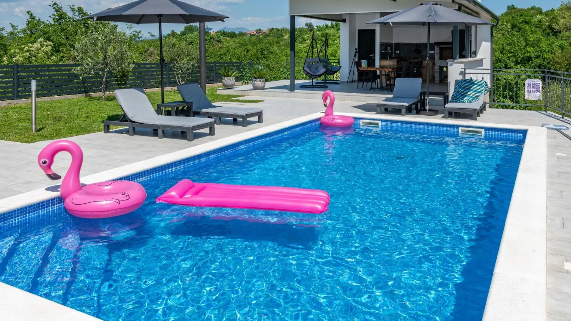 別荘 Villa Kalac, A Charming Holiday Pool Oasis Near The Sea Raša クロアチア